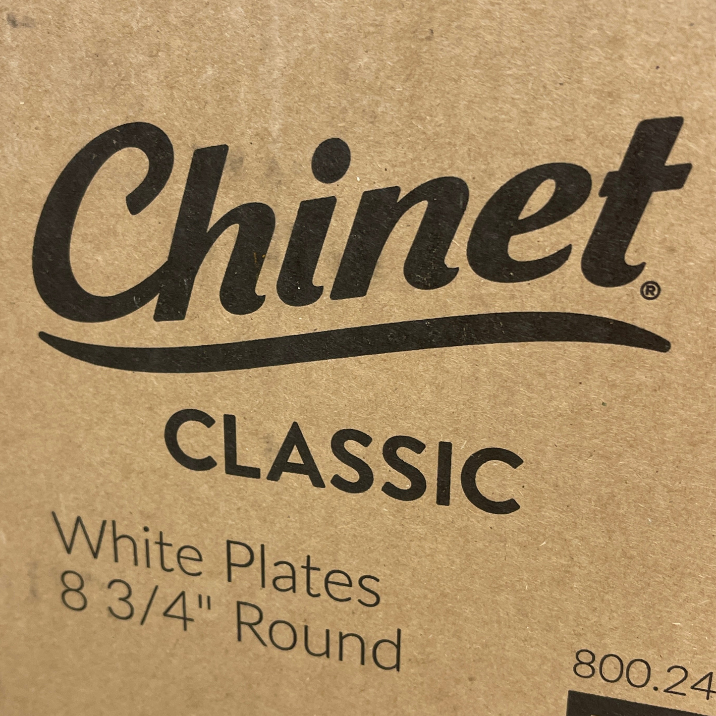 CHINET (500 PACK) Verdict Classic White Molded Fiber Paper Round Plate, 8.75” White 21227