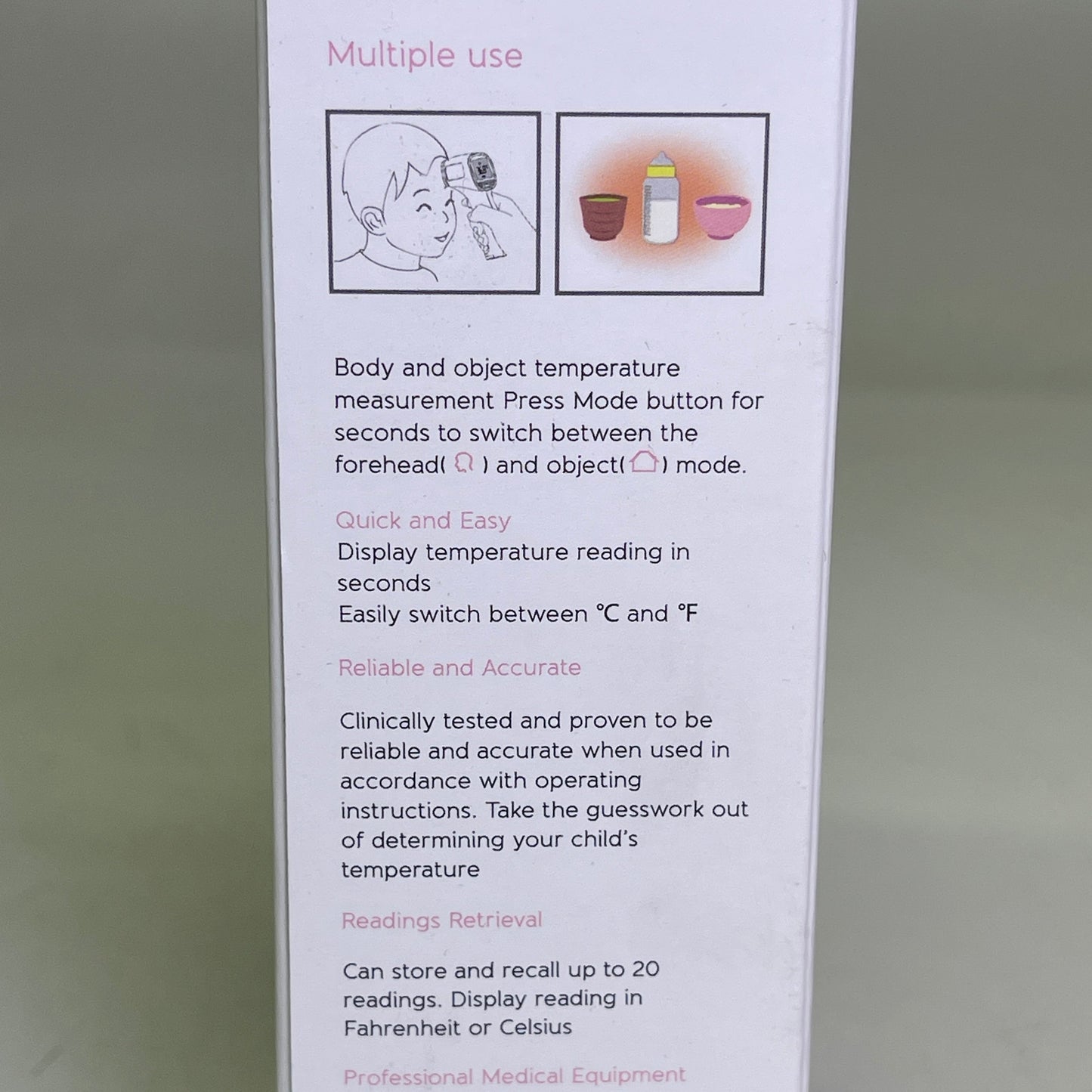 ZA@ JUMPER Non-Contact Infrared Thermometer For Humans & Objects *USA SELLER* JPD-FR202 D