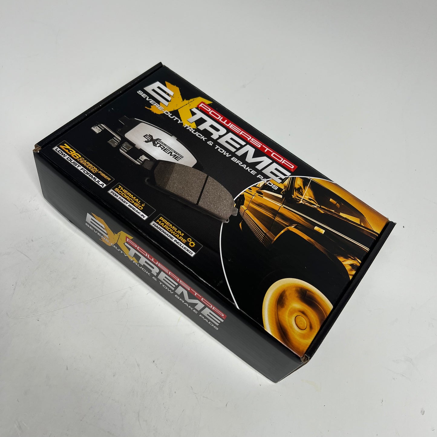 POWER STOP Extreme Carbon Fiber Ceramic Truck & Tow Brake Pads Rear| Z36-2491