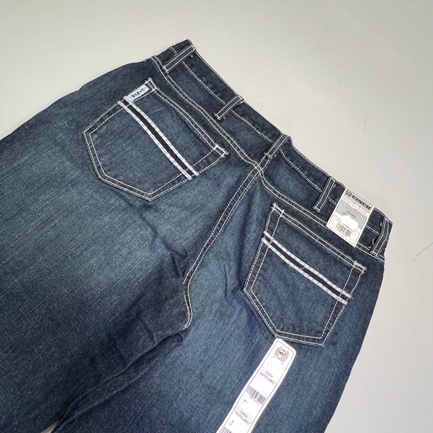 CINCH Relaxed Fit White Label Jeans Men's Sz 38 X 36 Stonewash Indigo MB92834019