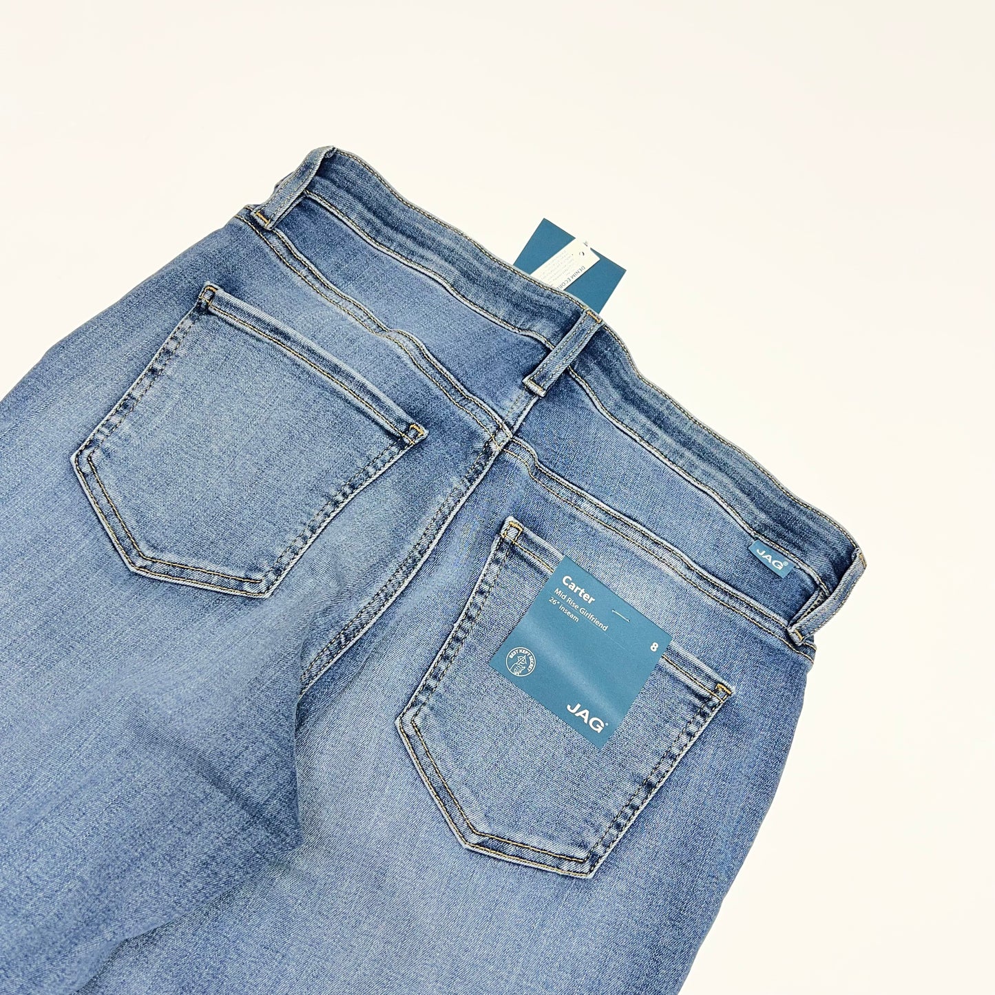 JAG Carter Girlfriend Jean Slim-leg Women's Sz 8/26 Mid Vintage J2967ECF209