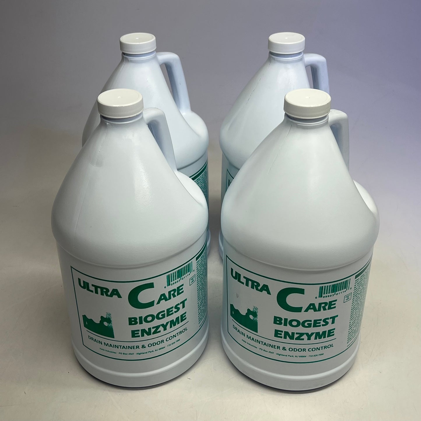 ZA@ ULTRA CARE (4 PACK, 1 GAL EACH) Biogest Enzyme for Odor Control, Mold & Mildew Control & Drain Maintainer  Clear 1088