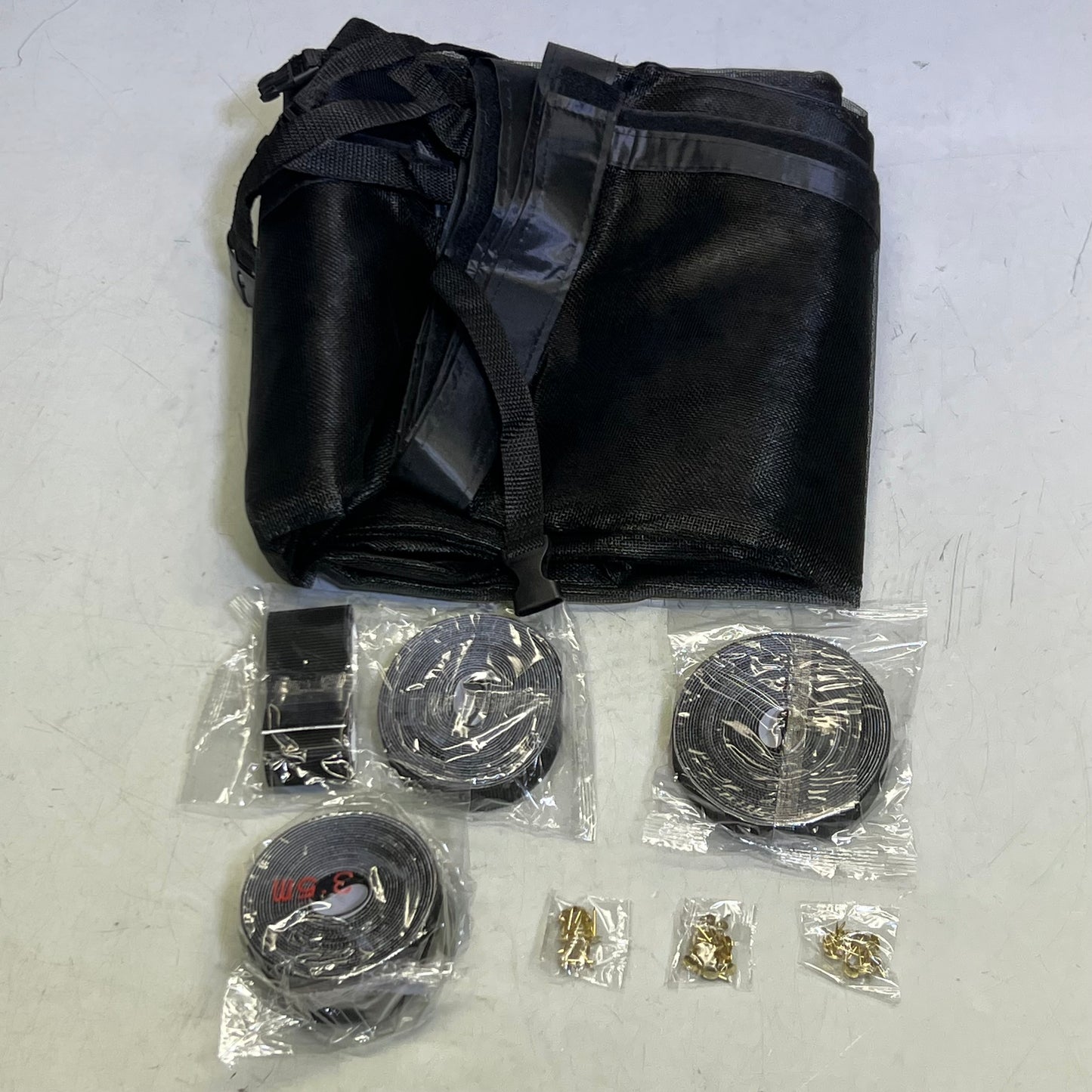 YOFUZIHU Garage Magnetic Screen Door, Black Sz 10" x 8 ft. X002YX0B65