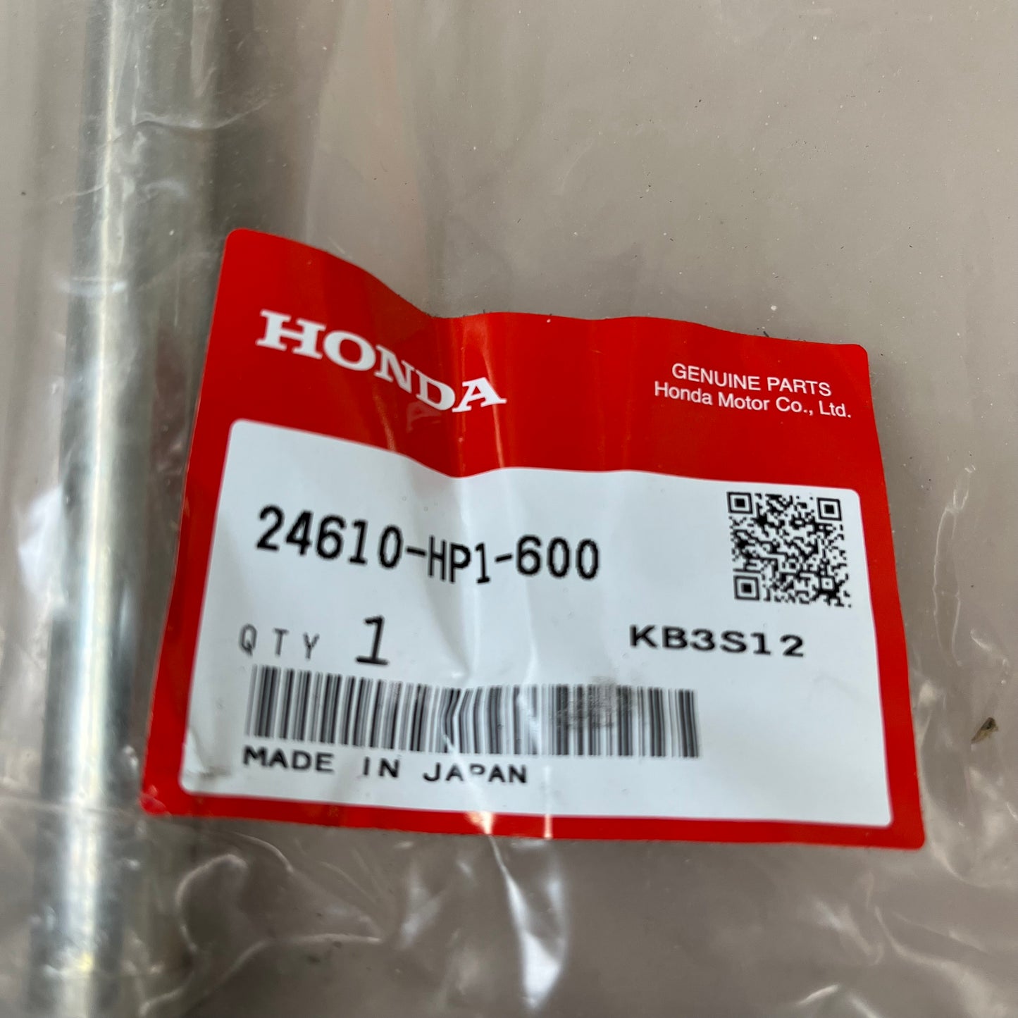 HONDA Gearshift Spindle TRX450ER TRX450R TRX450R Genuine OEM 24610-HP1-600