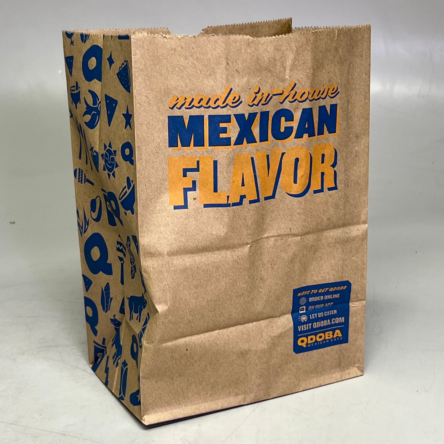 ZA@ MEXICAN FLAVOR (1000 Bags) Paper Bags SQ12-P (New Other, Distressed Box)