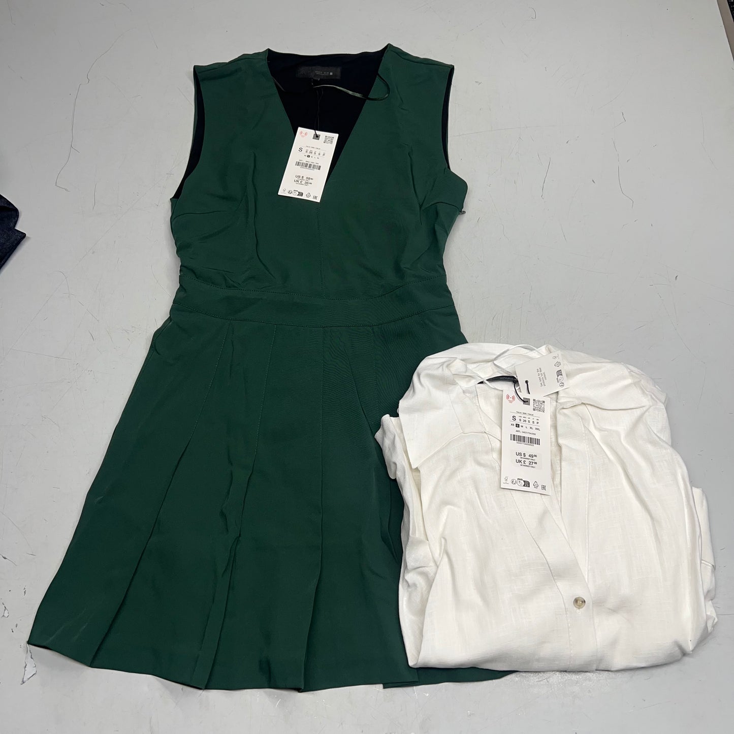 ZA@ ZARA Lot Of Assorted Clothing Dresses, Blouses & Bottoms Women's Sz S & M