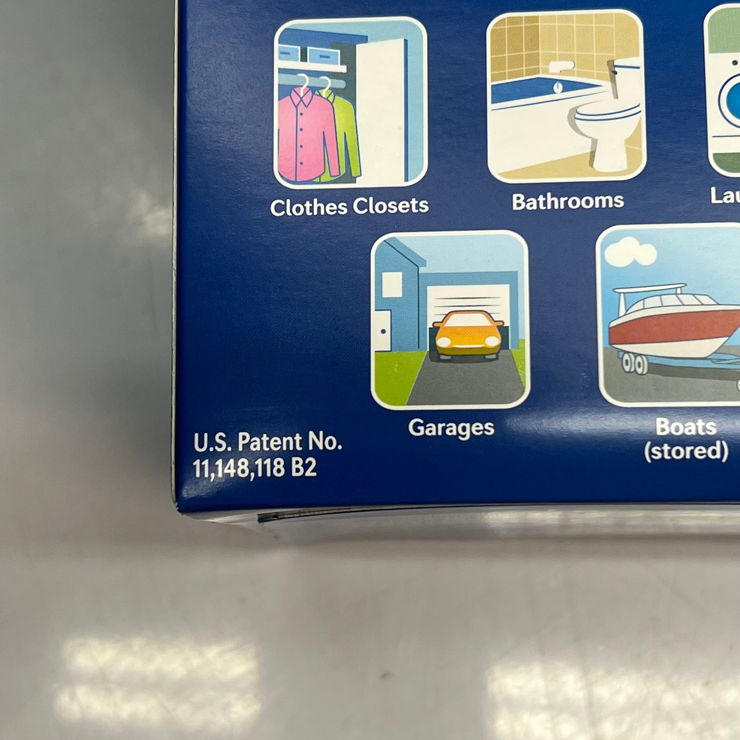 ZA@ DAMPRID (2 BOXES, 3 BAGS EACH) Moisture Absorber Lavender Vanilla Scent 15.4 oz White S3480C A