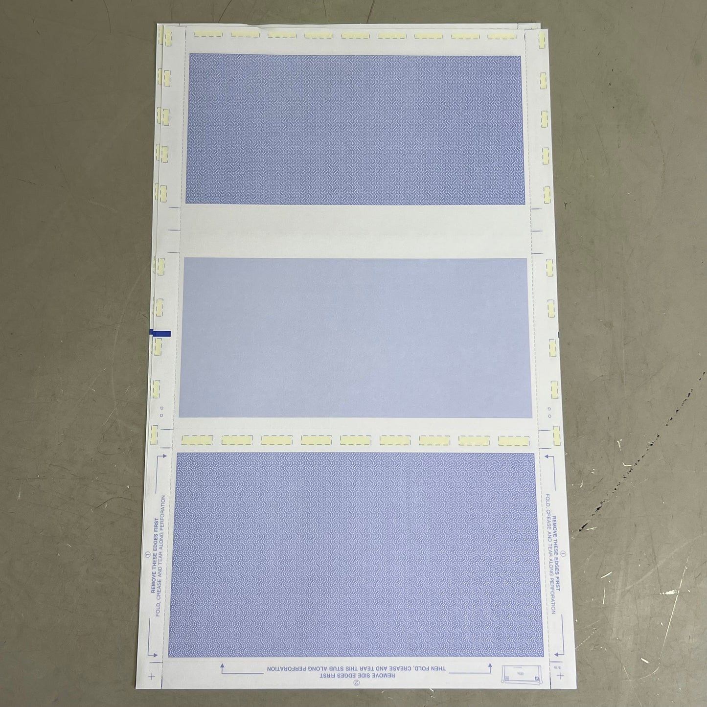 Check Paper (2000 Sheets) Sz 8.5" W x 14" L, White