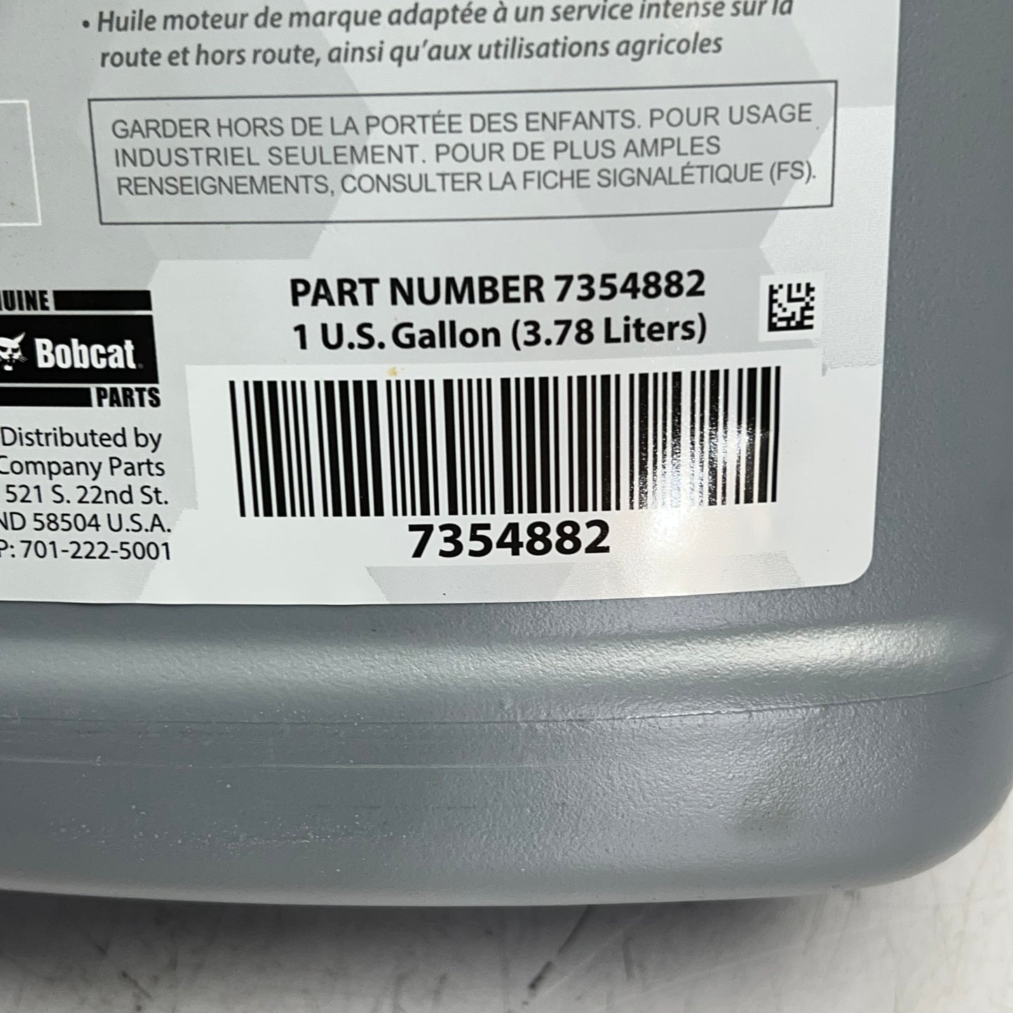 BOBCAT (2 PACK) High Performance Engine Oil 15w-40 for Diesel & Gasoline 1 Gal