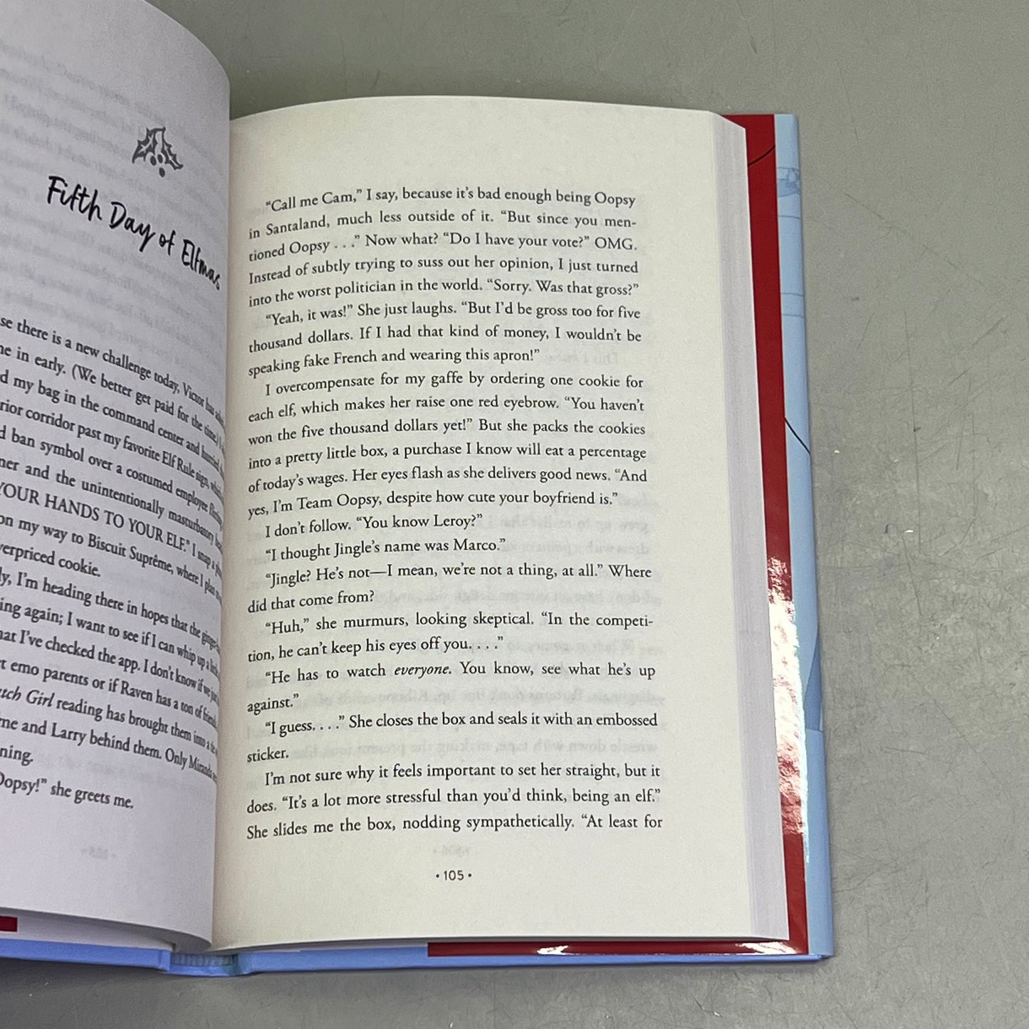 FINDING MY ELF Young Adult Fiction Christmas Hardcover Book By David Valdes