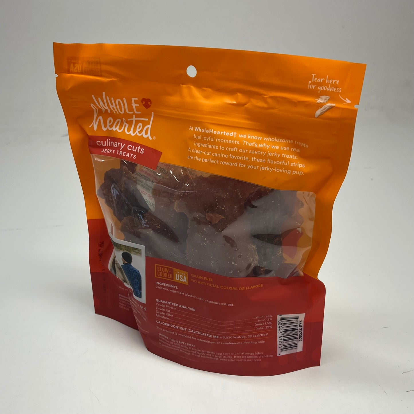WHOLE HEARTED Culinary Cuts Jerky Treats For Dogs Chicken Recipe 16 Oz BB 09/27