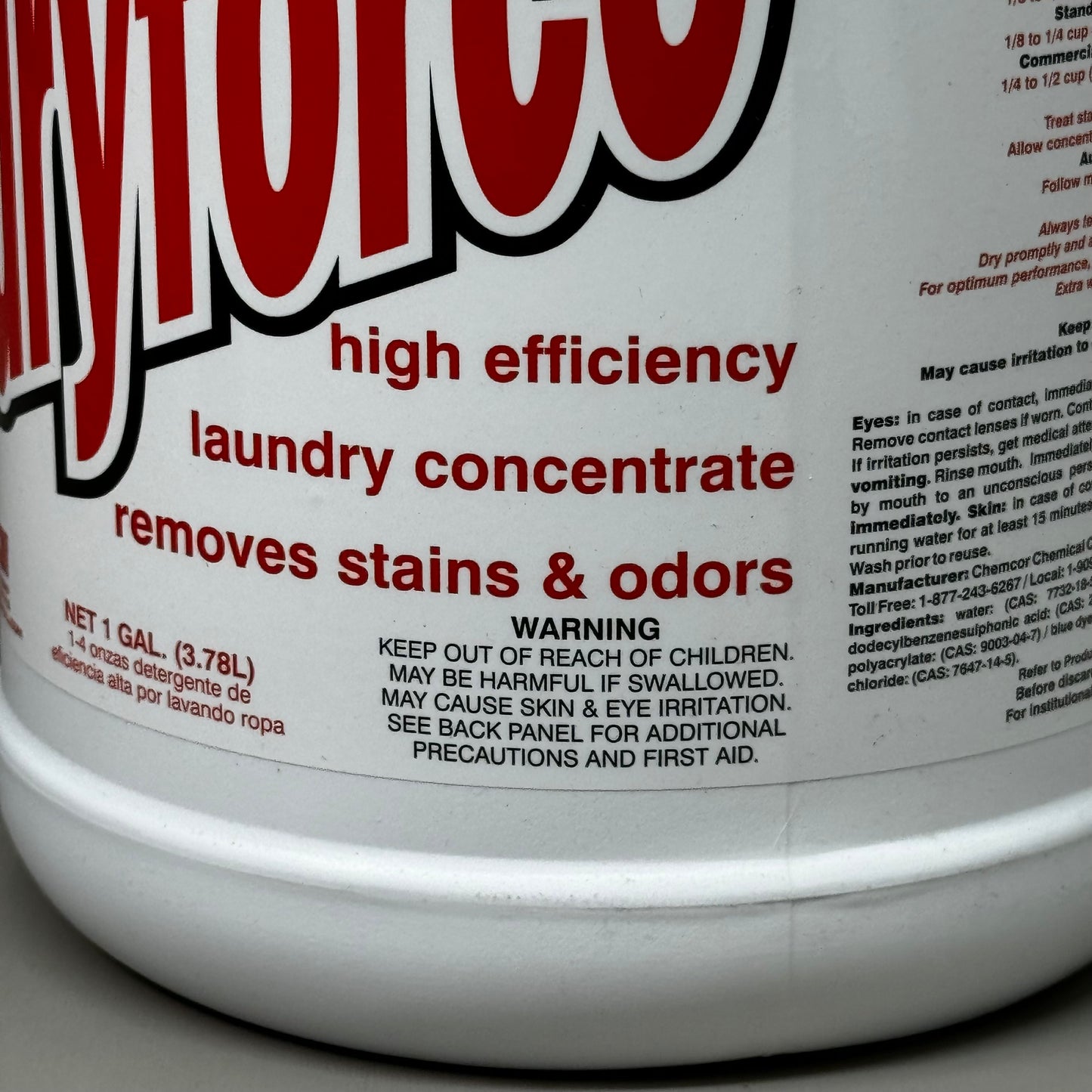 CHEMCOR (4 PACK, 4 GALLONS) Laundryforce Commercial HE Liquid Detergent 71501