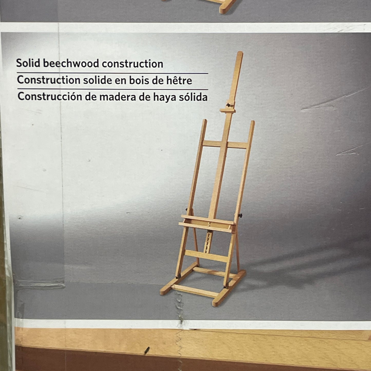 ARTIST'S LOFT Studio H-Frame Easel Natural Wood Finish 10318241