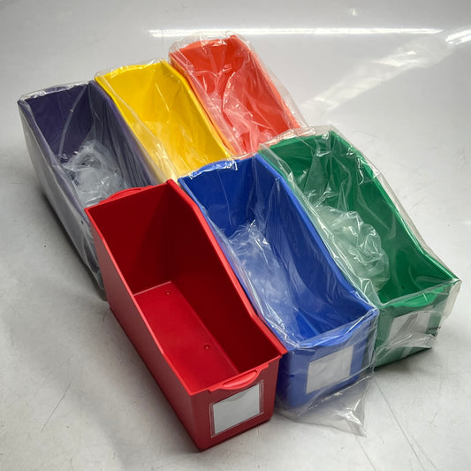 LAKESHORE (6 PACK) Connect & Store Book Bin Sz 12"L x 4"W, 4L786606