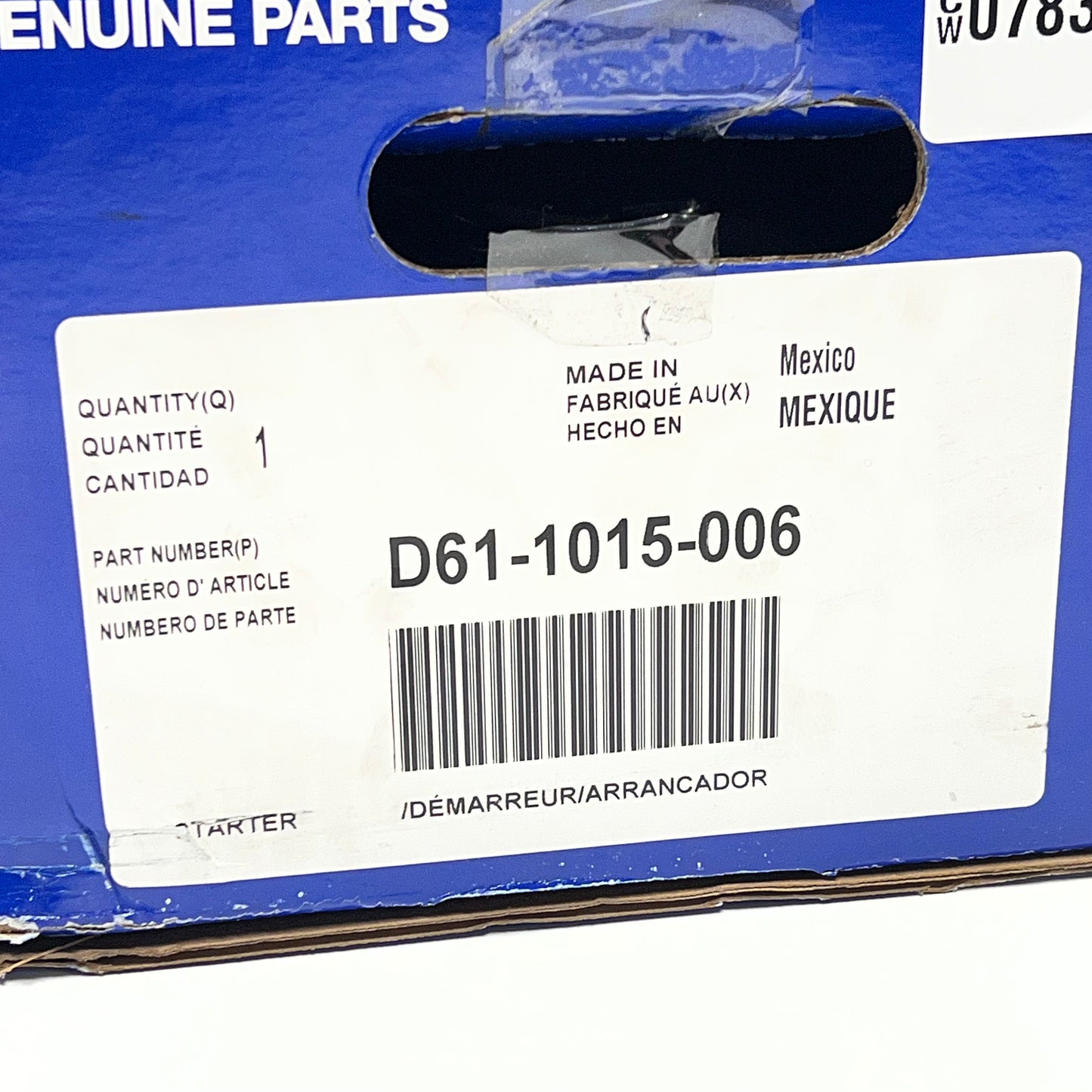 PACCAR Genuine Parts Starter Motor For Kenworth & Peterbuilt D61-1015-006