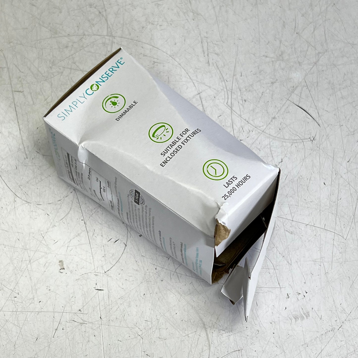 ZA@ SIMPLY CONSERVE (3 PACK) LED Light Bulb 800 Lumens Daylight L09A1950KENCL (As-Is)