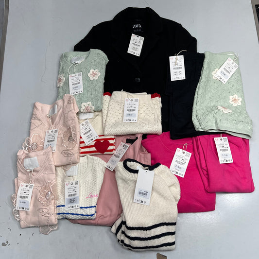 ZA@ ZARA Lot Of Assorted Clothing Tops & Bottoms Children's Sz EU 9-10 / 12-13 / 11-12 Multicolor