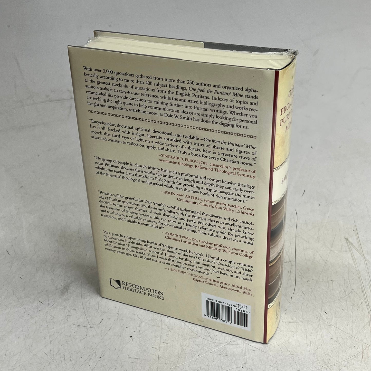ORE FROM THE PURITANS MINE Hardback Book Foreword by Joel R. Beeke Pub Date 2020