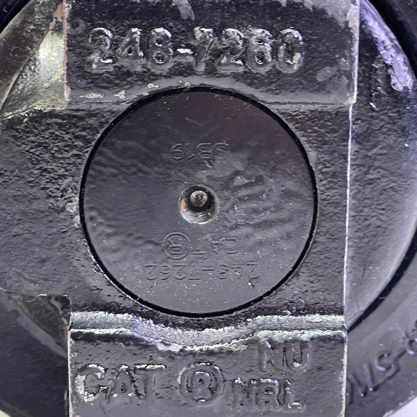 CAT OEM Roller GP-SF 12" L x 6.5" Dia Black & Steel 459-5714