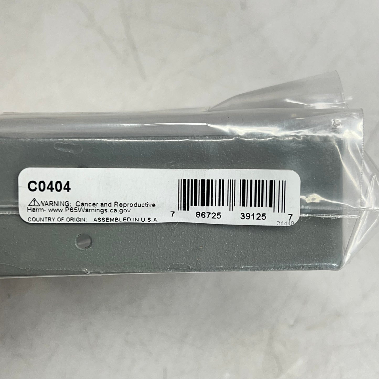 HUBBELL WIEGMANN (2 PACK) Connector Hinged-cover Carbon Steel 4x4 Grey C0404