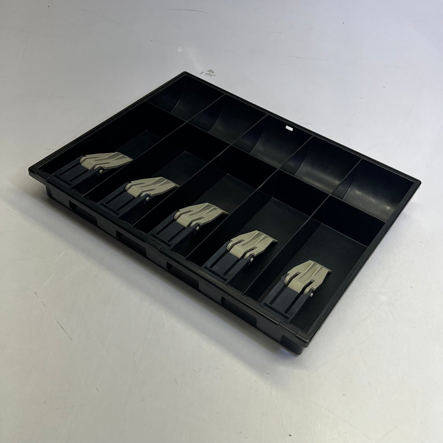 Ibm Point Of Sale Cash Till Drawer Tray Replacement  5 Bill Compartment Black