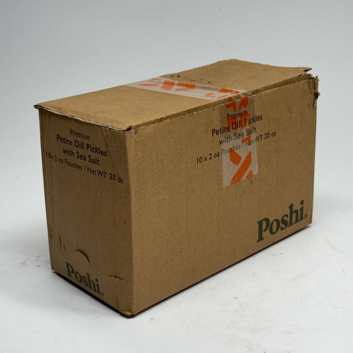 ZA@ POSHI (10 PACK) Petite Dill Pickles with Sea Salt 2 oz. BB 05/27