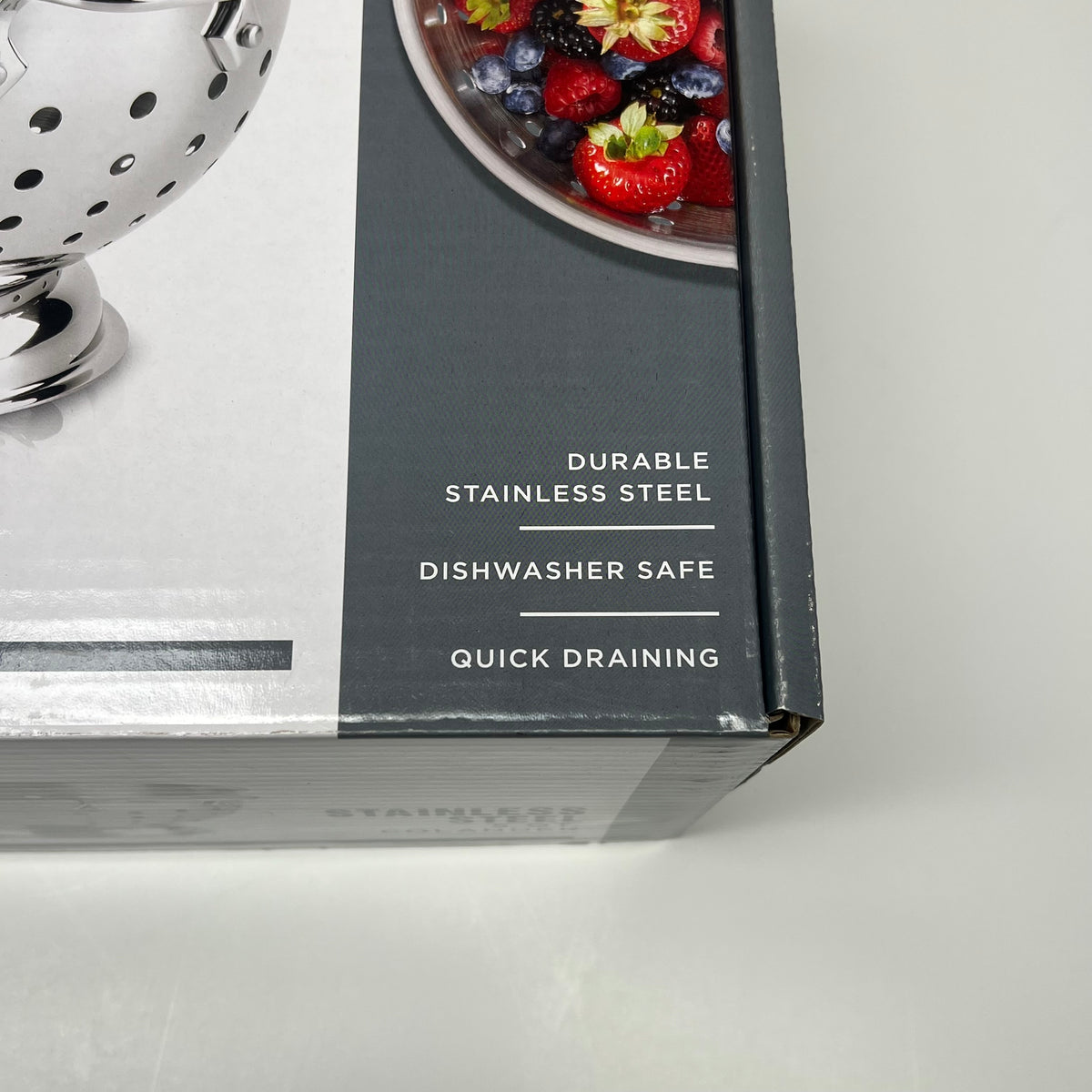 ALL-CLAD Heavy Gauge Stainless Steel Colander 5 Quart Silver 8700800484
