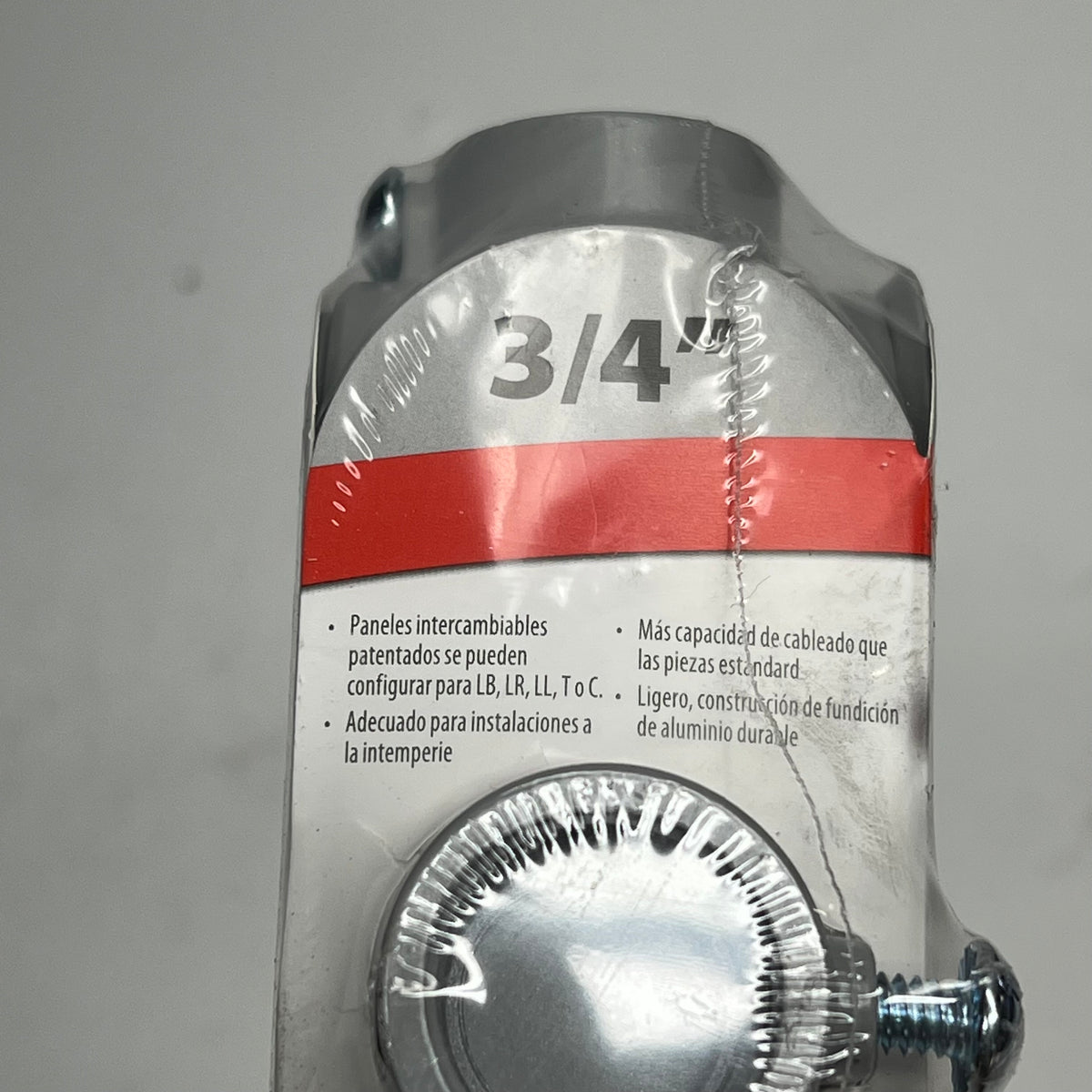 TAYMAC (2 PACK) U Conduit 10-in-1 Universal Conduit Body 3/4" Grey UCB075