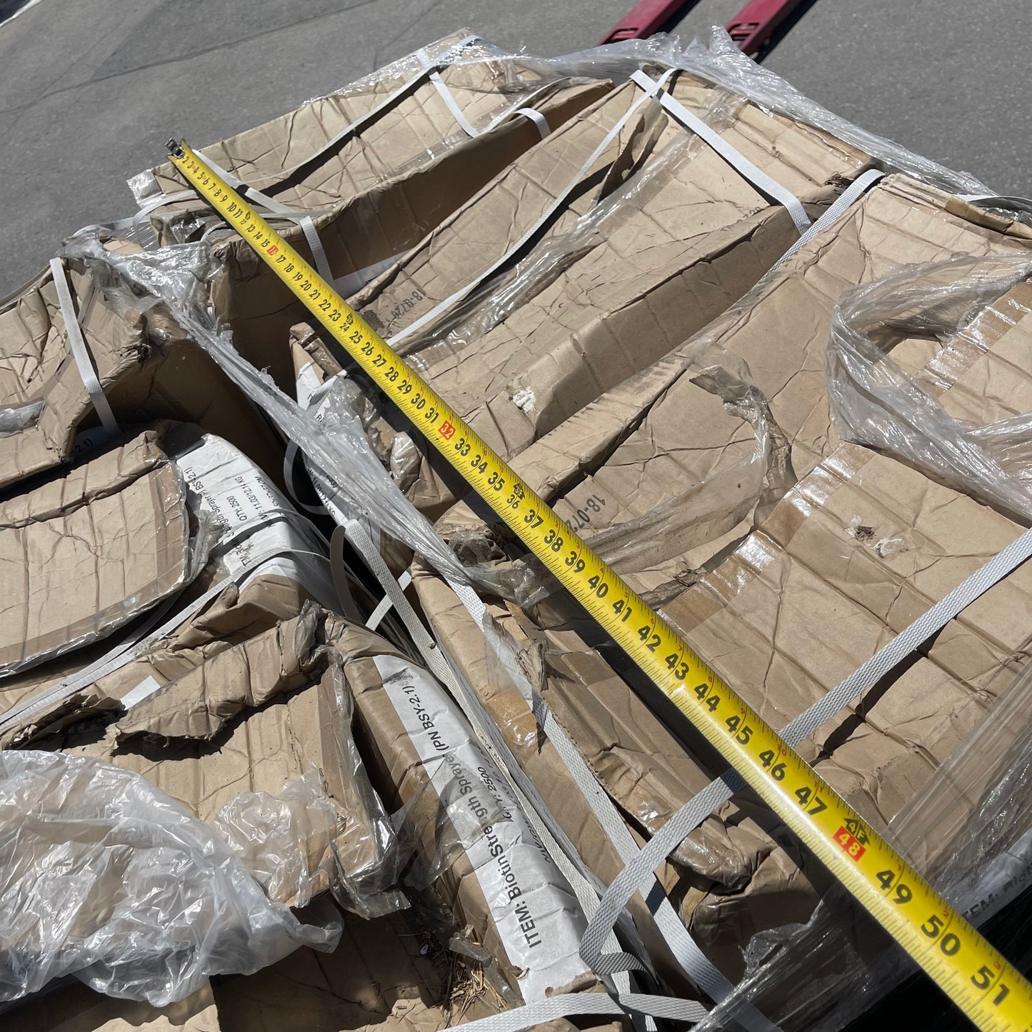 ZA@ Pallet of BIOTIN Strength Sprayer Lid White 50x37x37 CM BSY-2.1 (New)(A)