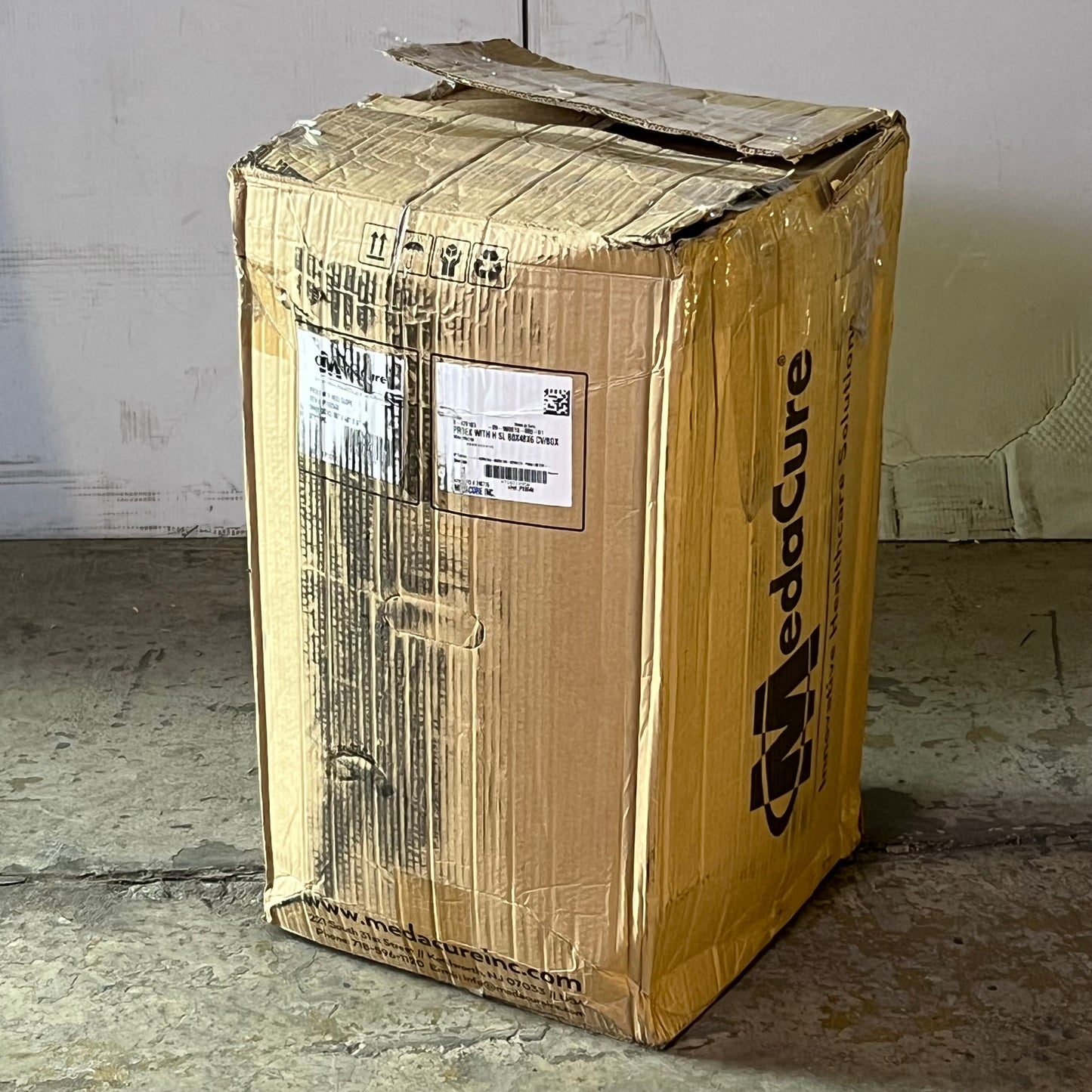 MEDACURE Proex Pressure Relief Mattress Visco Memory Foam/Heel Slope 80" x 48" x 6" Grey PXB8048