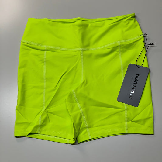 NATHAN Interval 6" Inseam Bike Short Women's Bright Lime Size L NS51520-50119-L