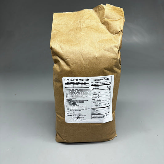 ZA@ ABBY’S BEST (6 POUNDS) Low Fat Brownie Mix Chocolate BB 11/25 B