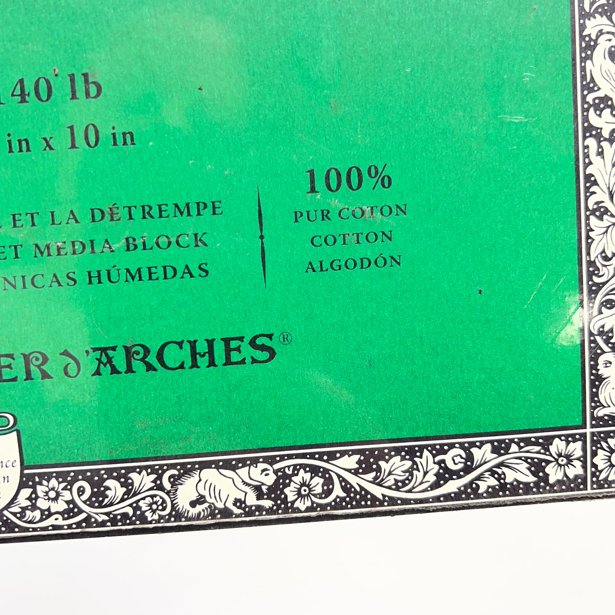 ZA@ ARCHES (2 PACK, 20 SHEETS EACH) Watercolor Paper Block 7"x8" 140 lb White A1795058 (As-Is)