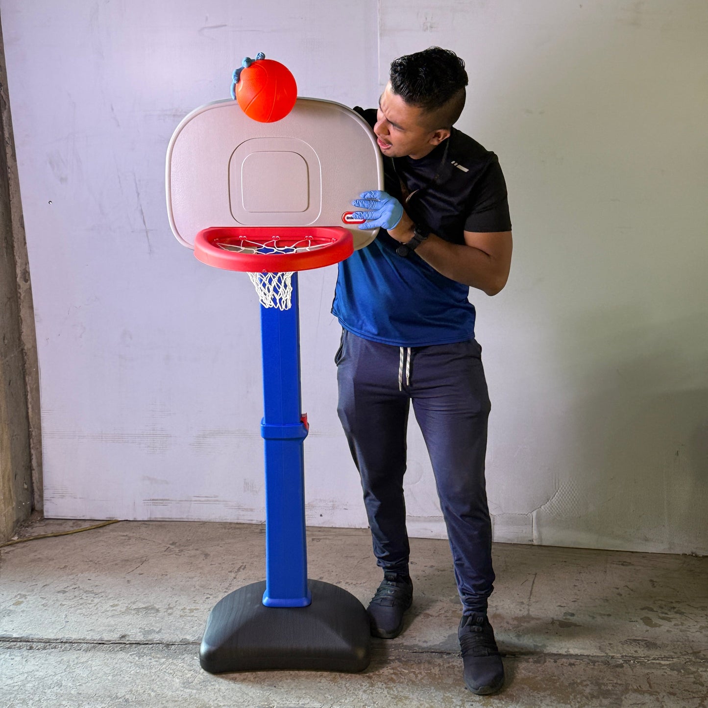 ZA@ LITTLE TIKES TotSports Easy Score Adjustable Kid’s Basketball Set 612329M81X1 D