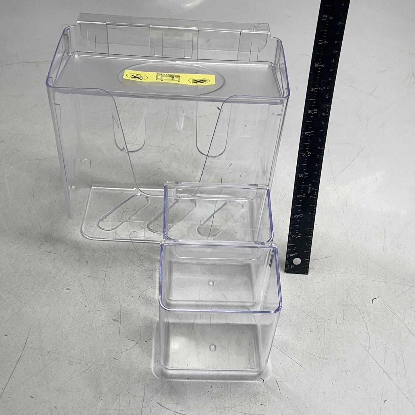 PRINCE LIONHEART Diaper/Nappy Depot Organize The Chaos 9"x6"x9" Clear 0260