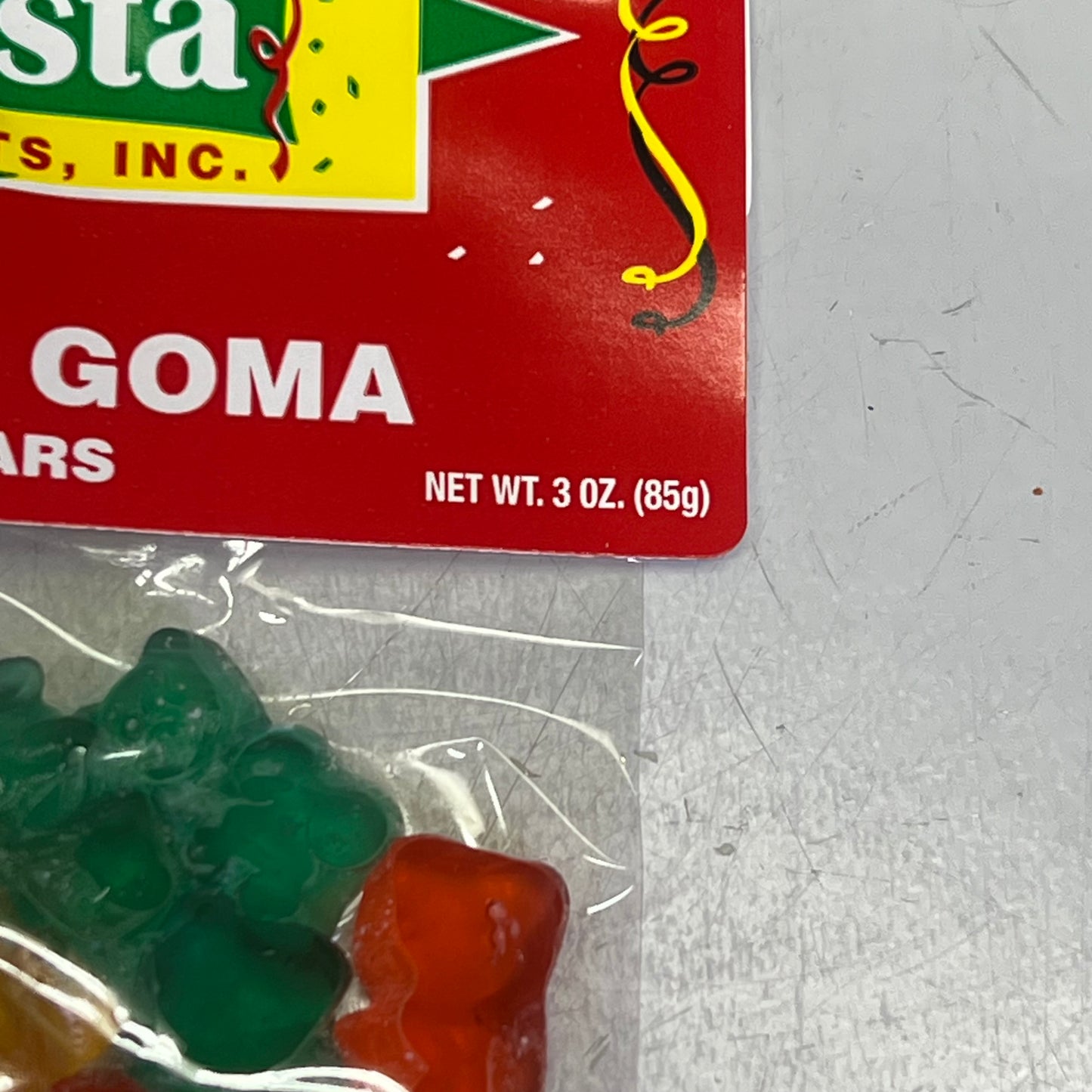 LA FIESTA (12 PACK) Ositos De Goma Gummy Bears Candy Snack 3 oz