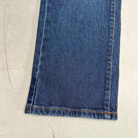 RW & CO High Rise Straight Leg Jeans Women's Sz 26 Dark Blue Wash 487897