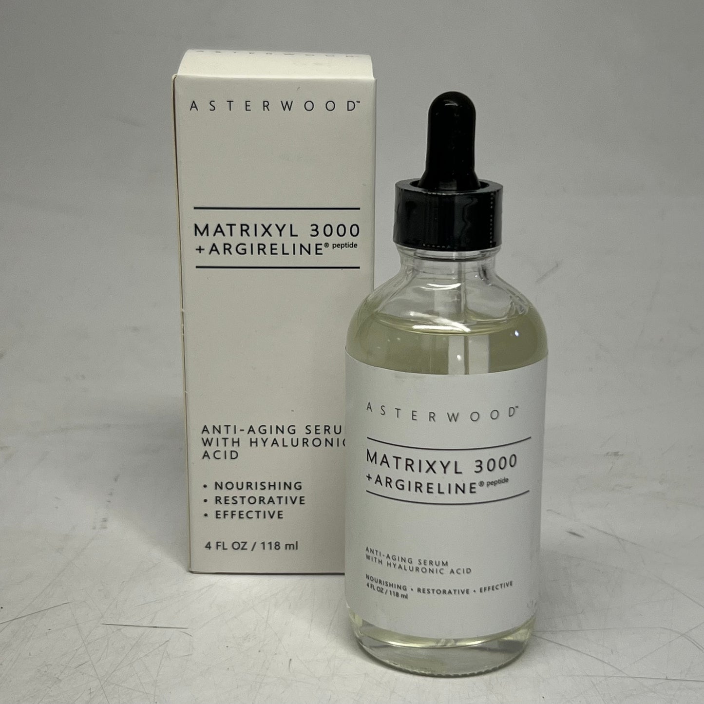 ASTERWOOD Matrixyl 3000 + Argireline Serum with Hyaluronic Acid - Anti-aging 4 Fl Oz Clear X00148INUH