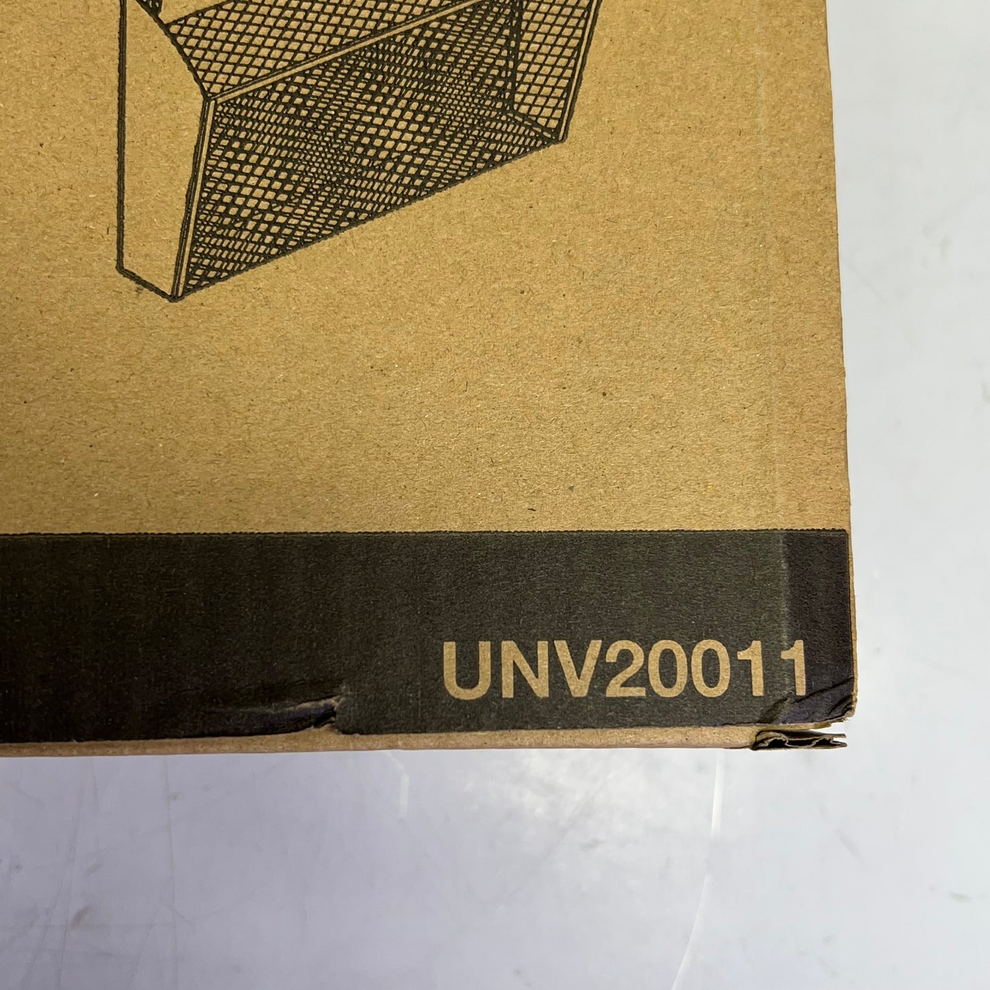 UNIVERSAL (SET OF 3) Metal Mesh Organizing Files Folders For Wall Black 20011