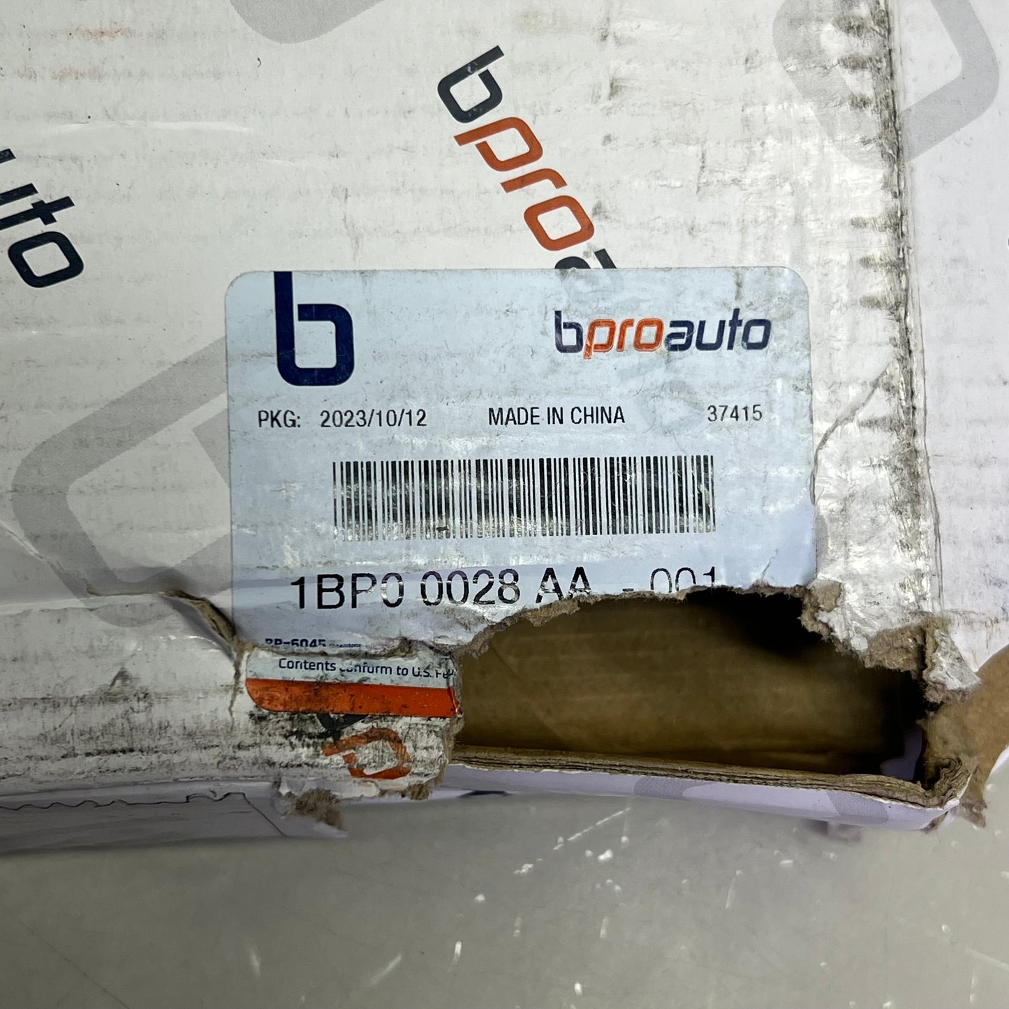 BPROAUTO Painted Brake Rotor Front For Fiat, Ford & Jeep Silver 1BP00028AA