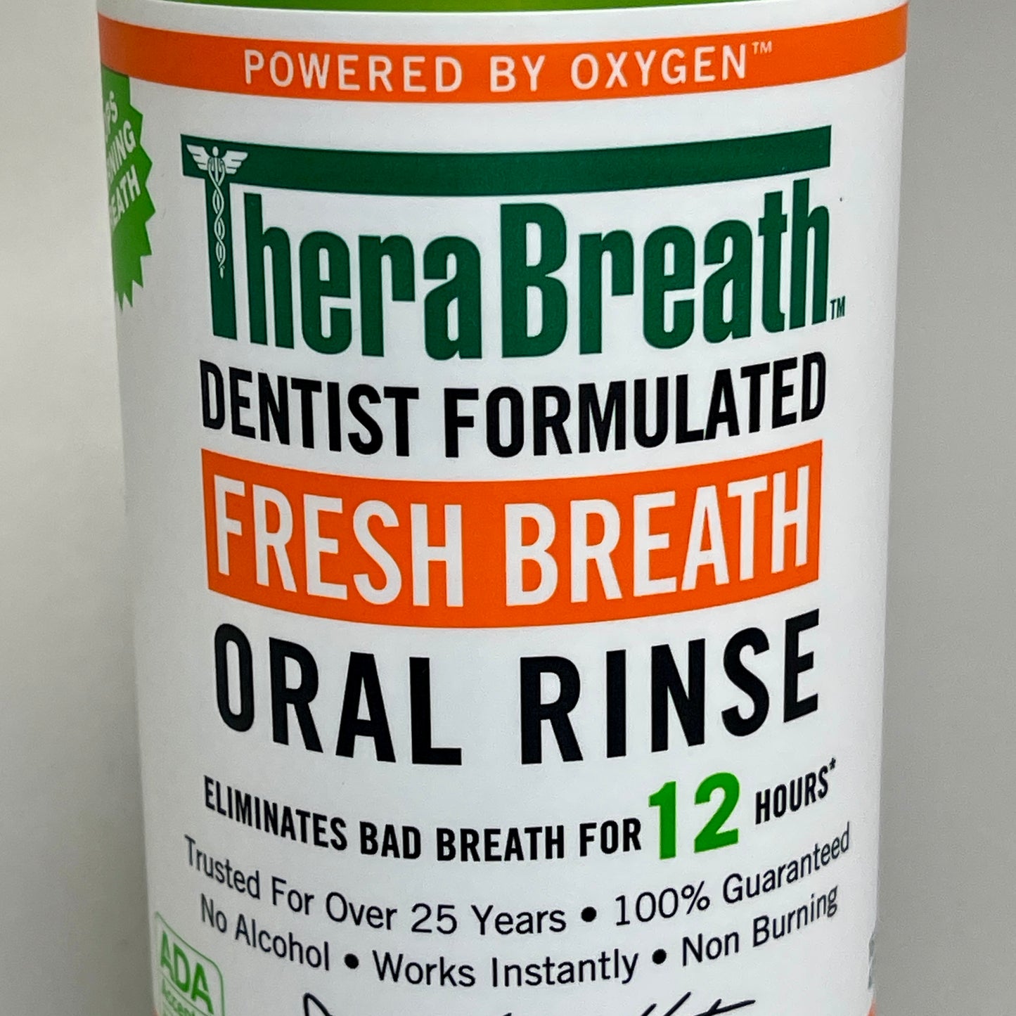 THERABREATH (3 PACK) Dentist Formulated Fresh Breath Oral Rinse 16 fl oz 08/25