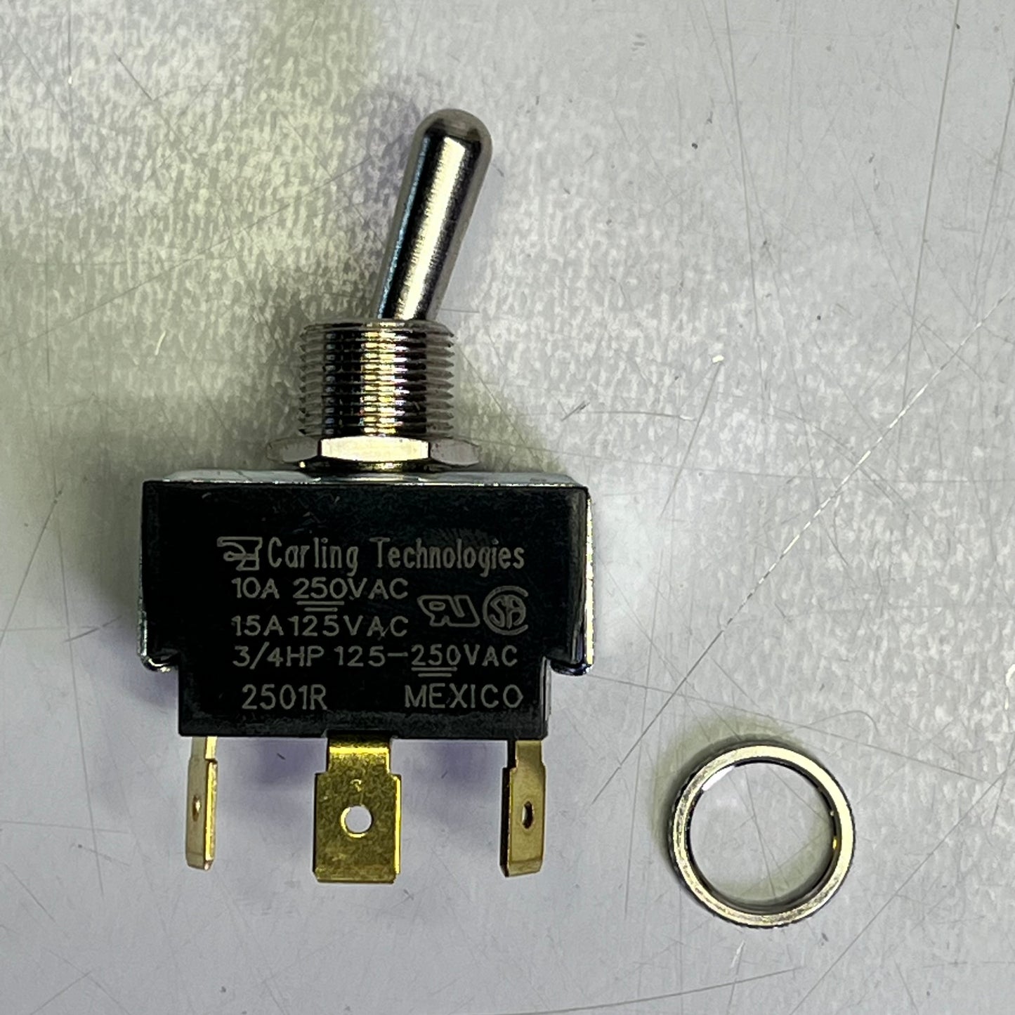 CLUB CAR OEM Toggle Switch SPDT Maintenance/Operate 3 Spade 2019+ 103198401