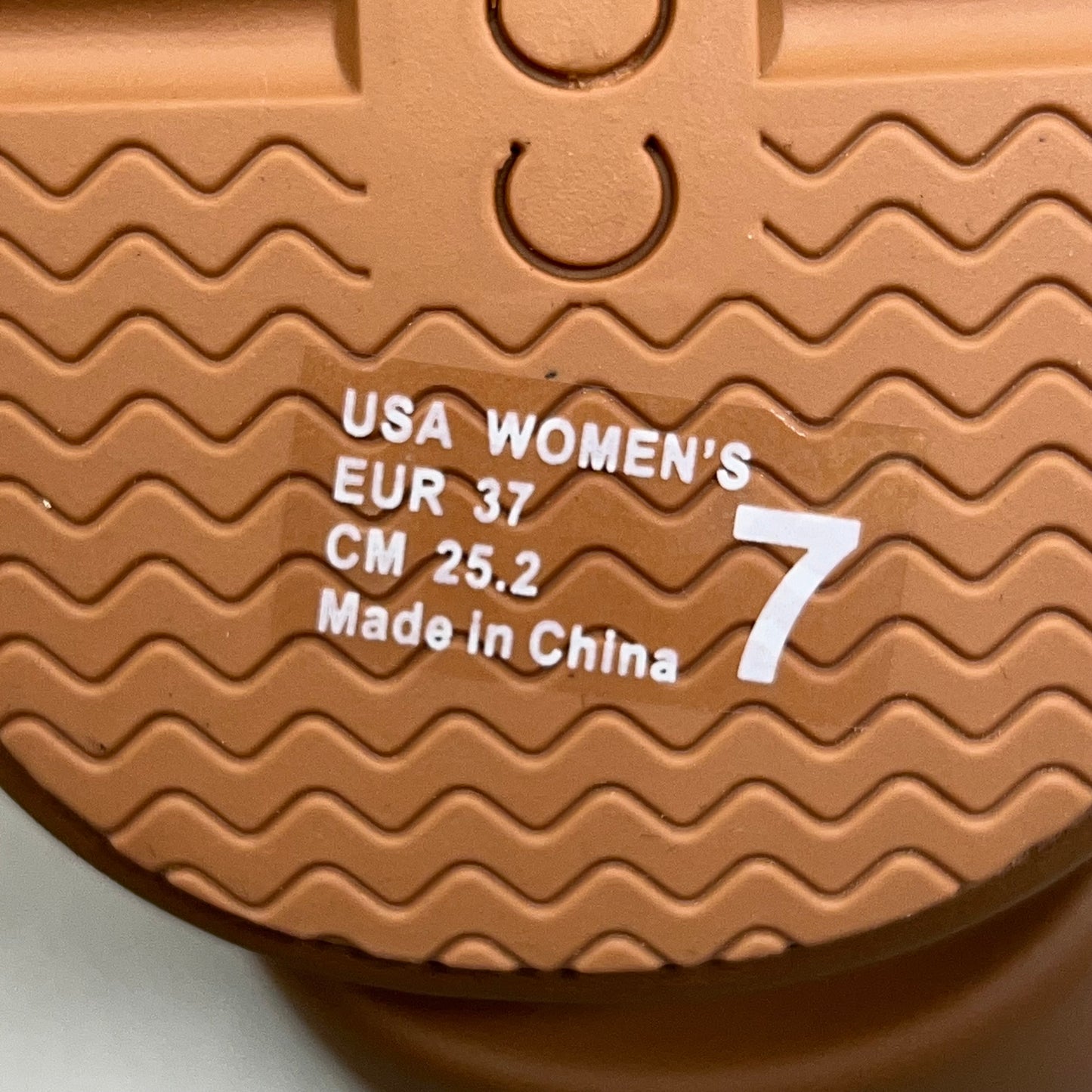 COBIAN Palmilla Braided Synthetic Leather Strap Women's Sz 7 EU 37 Cream PAL25-110-7