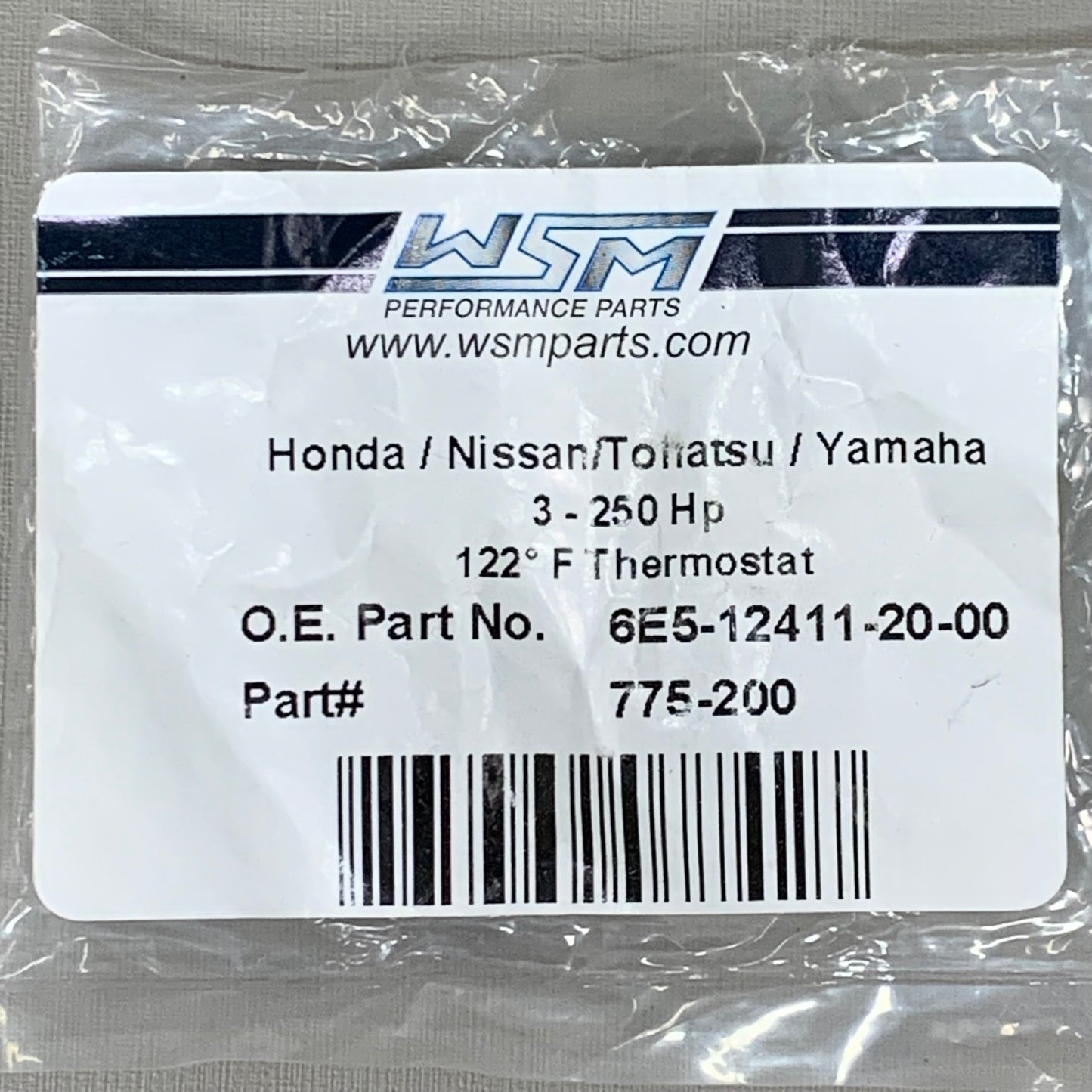 WSM (2 PACK!) onda / Nissan / Tohatsu / Yamaha 3-250Hp 6E5-12411-20-00