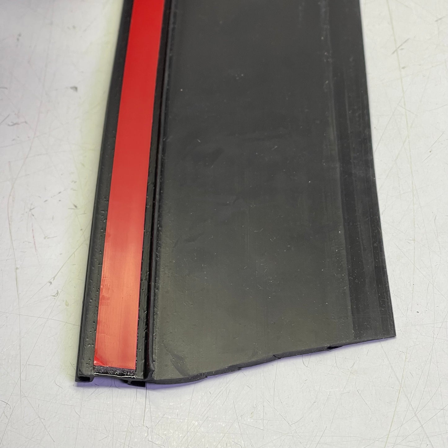 AP PRODUCTS EK Base 2-7/8” Wiper, 1/2”x3-2/3”x35’ Black W/ Red Tape 018-316