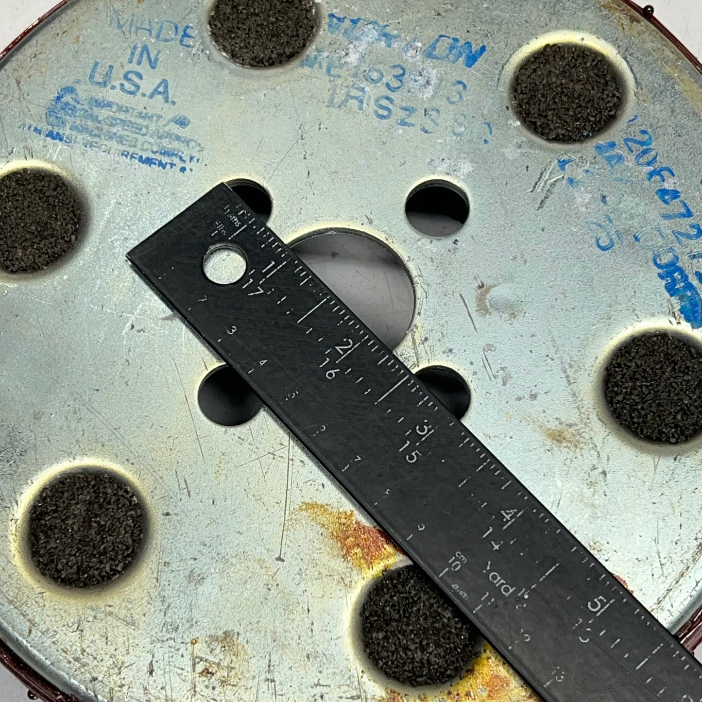 NORTON Grinding Wheel Wind Tape Type 2 8"x2" - 2" Rim 4500 RPM 66253021563