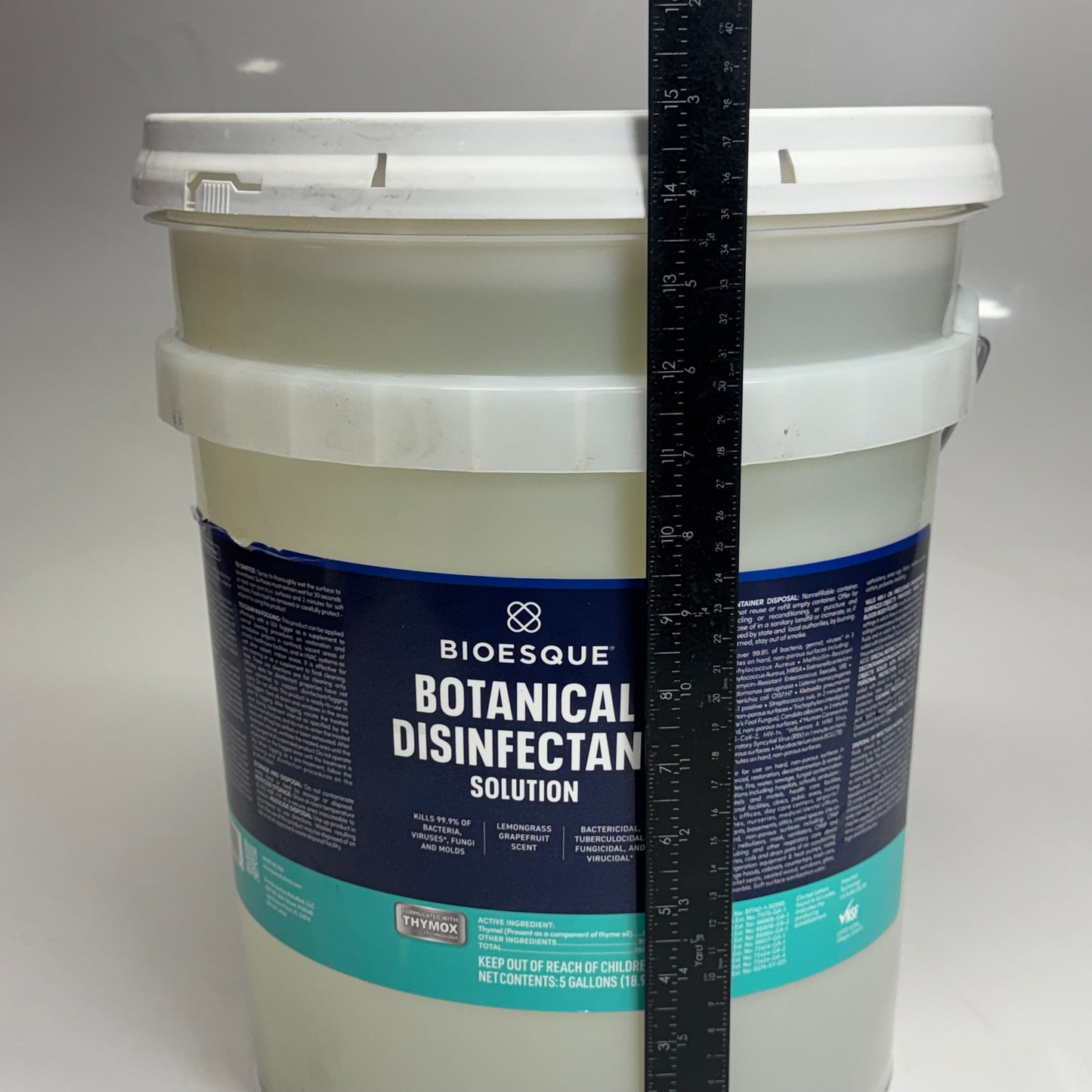 ZA@ BIOESQUE Botanical Disinfectant Solution / All-Purpose NON-TOXIC Cleaner 5 Gal (New) F