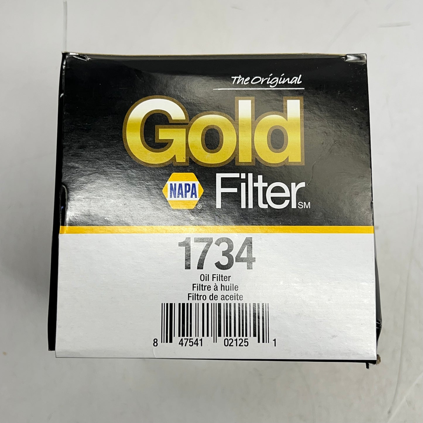 NAPA (2 PACK) The Gold Spin on Oil Filter W/ Gasket 1-1/2 in - 16 Thread 1734