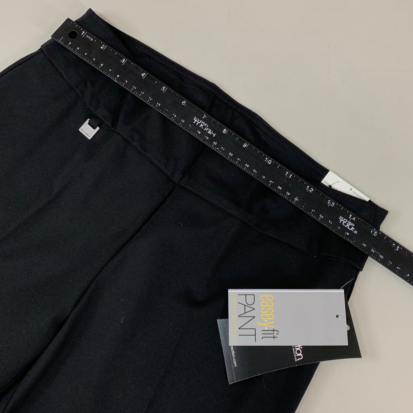 MULTIPLES Relaxed Leg Pant Petite Women's Sz 8 Black M2623P