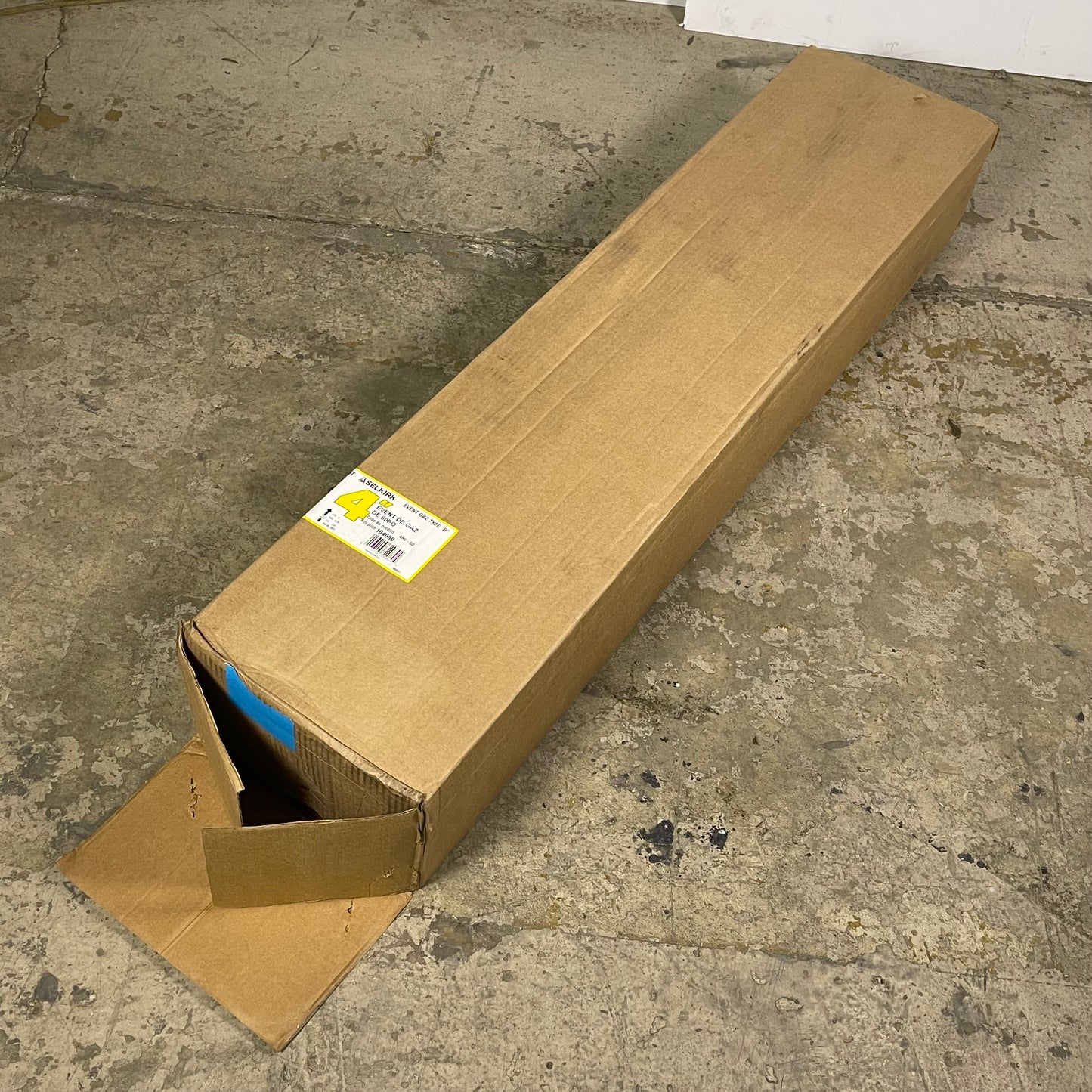 SELKIRK (6-Pack) Duravent Locktab Double Wall Round Gas Pipe 4" Dia x 5' L Steel 4RV5